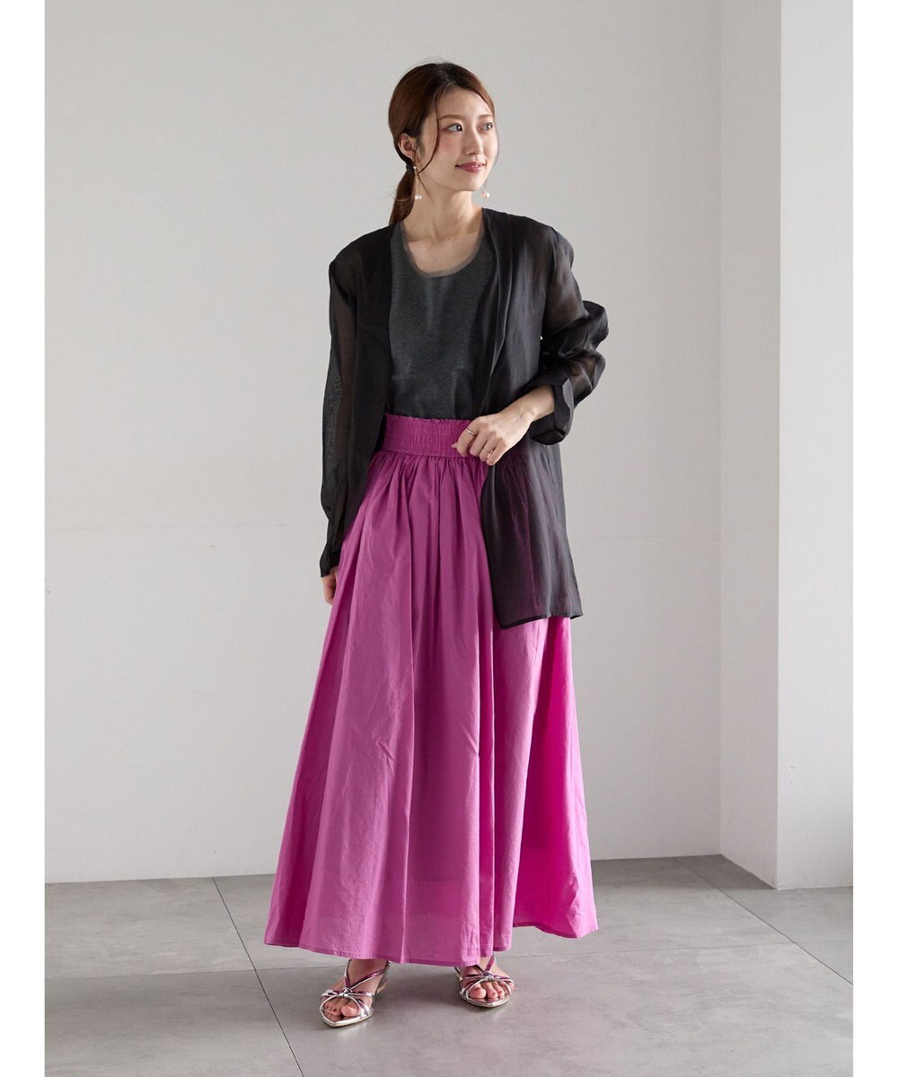 Te chichi シアーノーカラーシャツ 