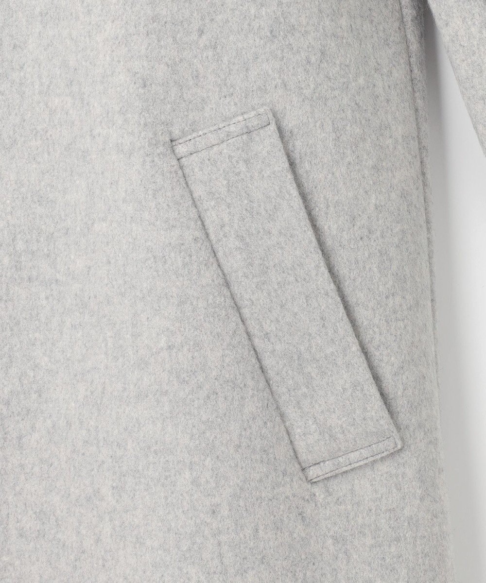 J.PRESS LADIES S ショートビーバー ステンカラー コート 