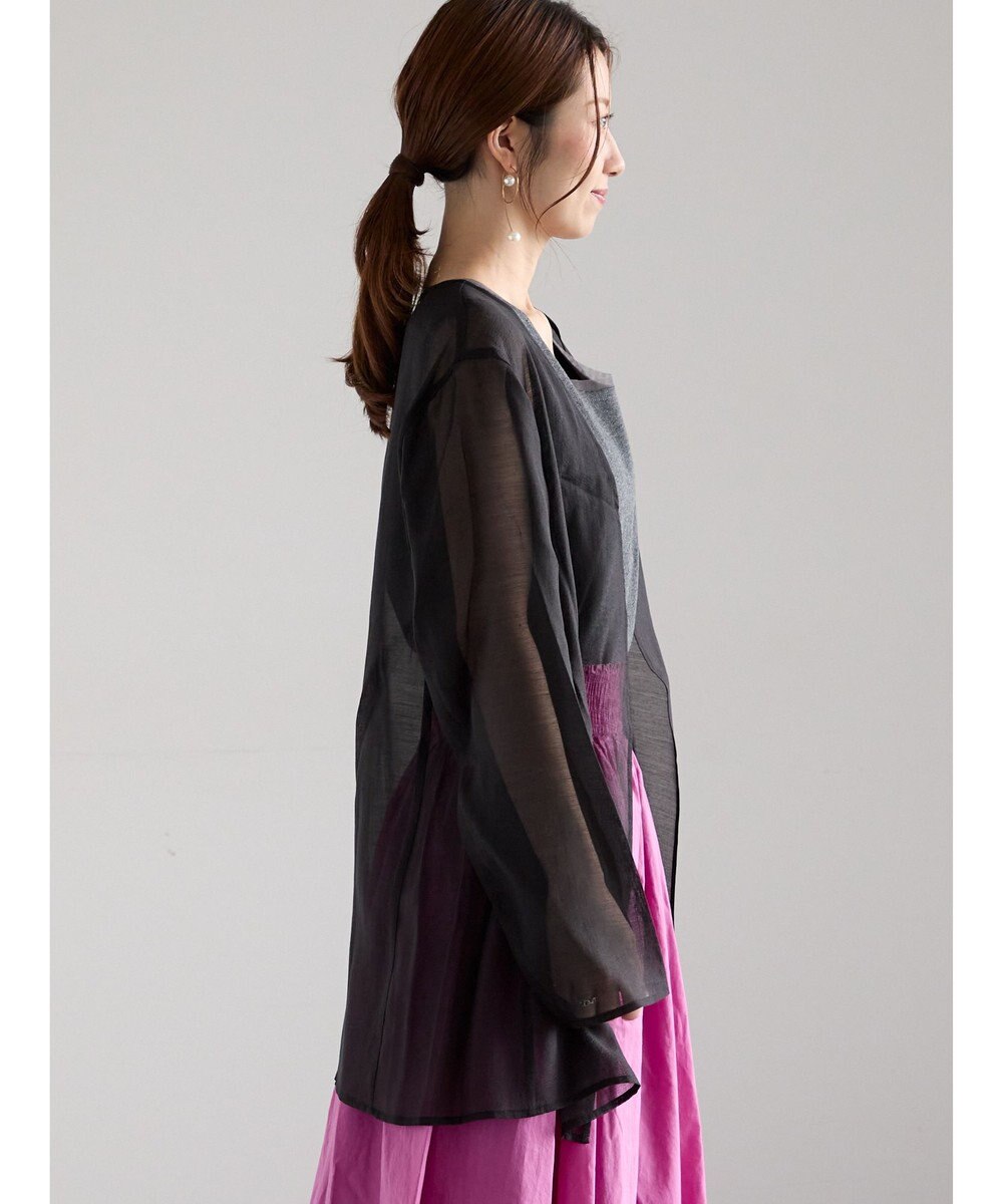 Te chichi シアーノーカラーシャツ 