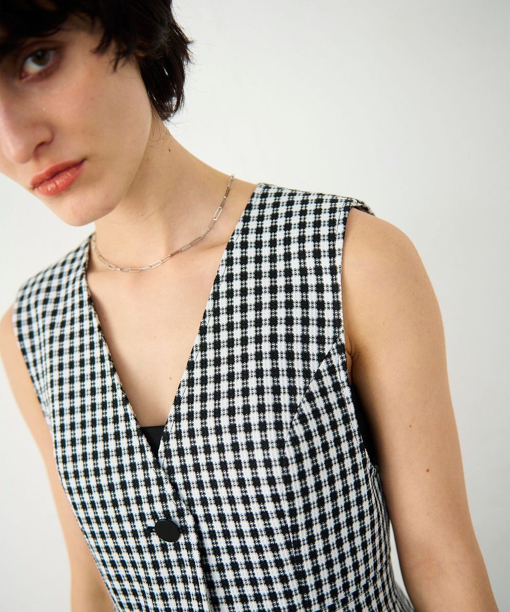 GRACE CONTINENTAL チェックジャンパースカート 