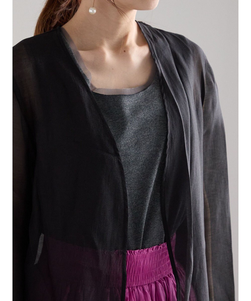 Te chichi シアーノーカラーシャツ 