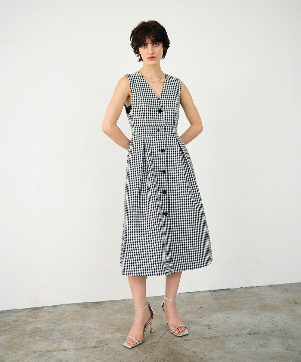 GRACE CONTINENTAL チェックジャンパースカート 