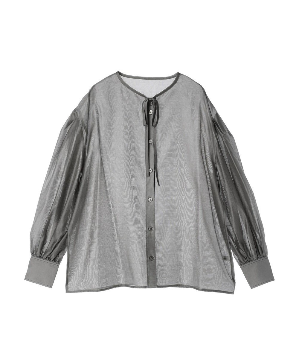 Green Parks AnriettMusee シアーボリュームスリーブブラウス 