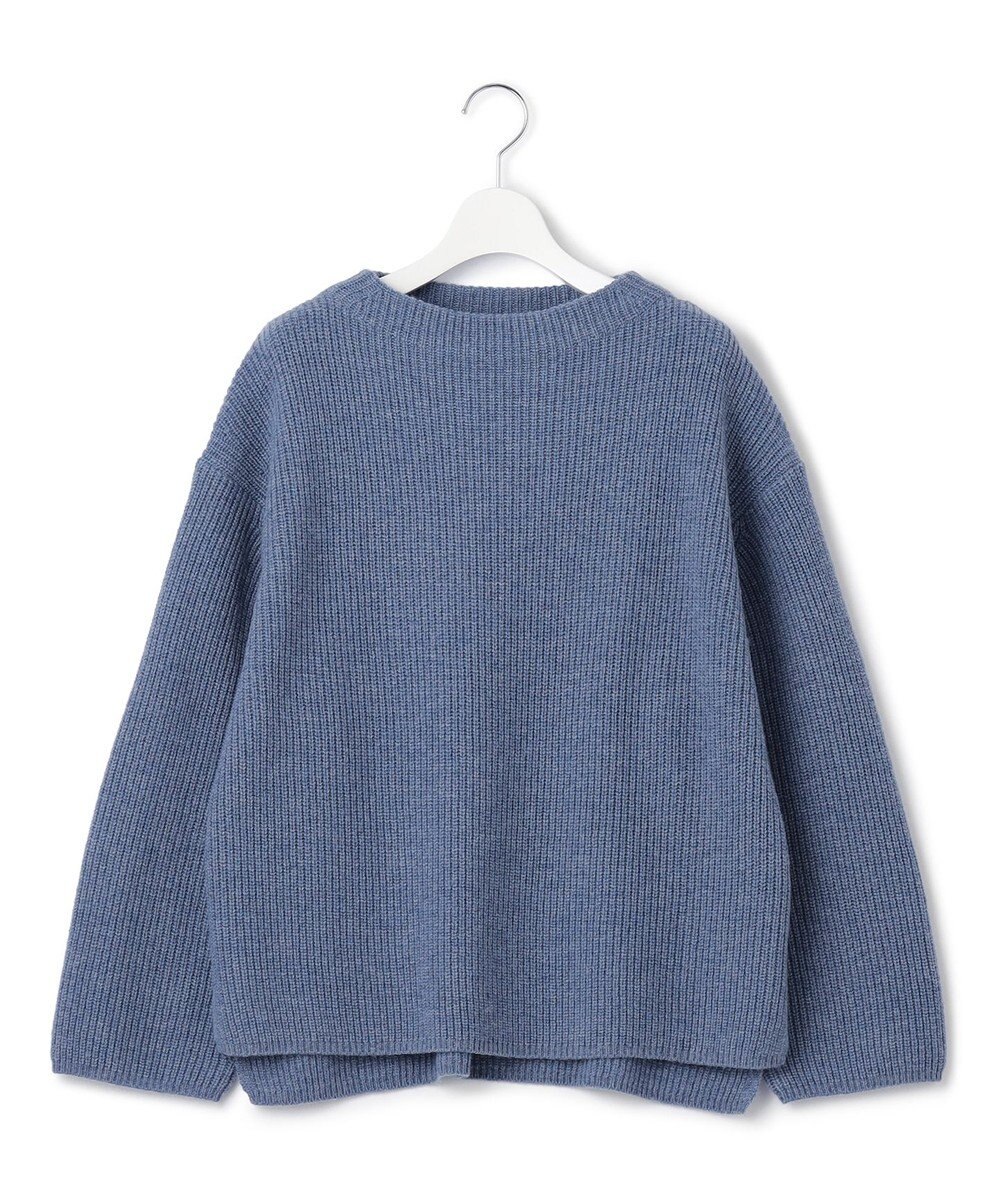 J.PRESS YORK STREET 【WOMEN】ウールカシミヤ ボトルネックショートニット 