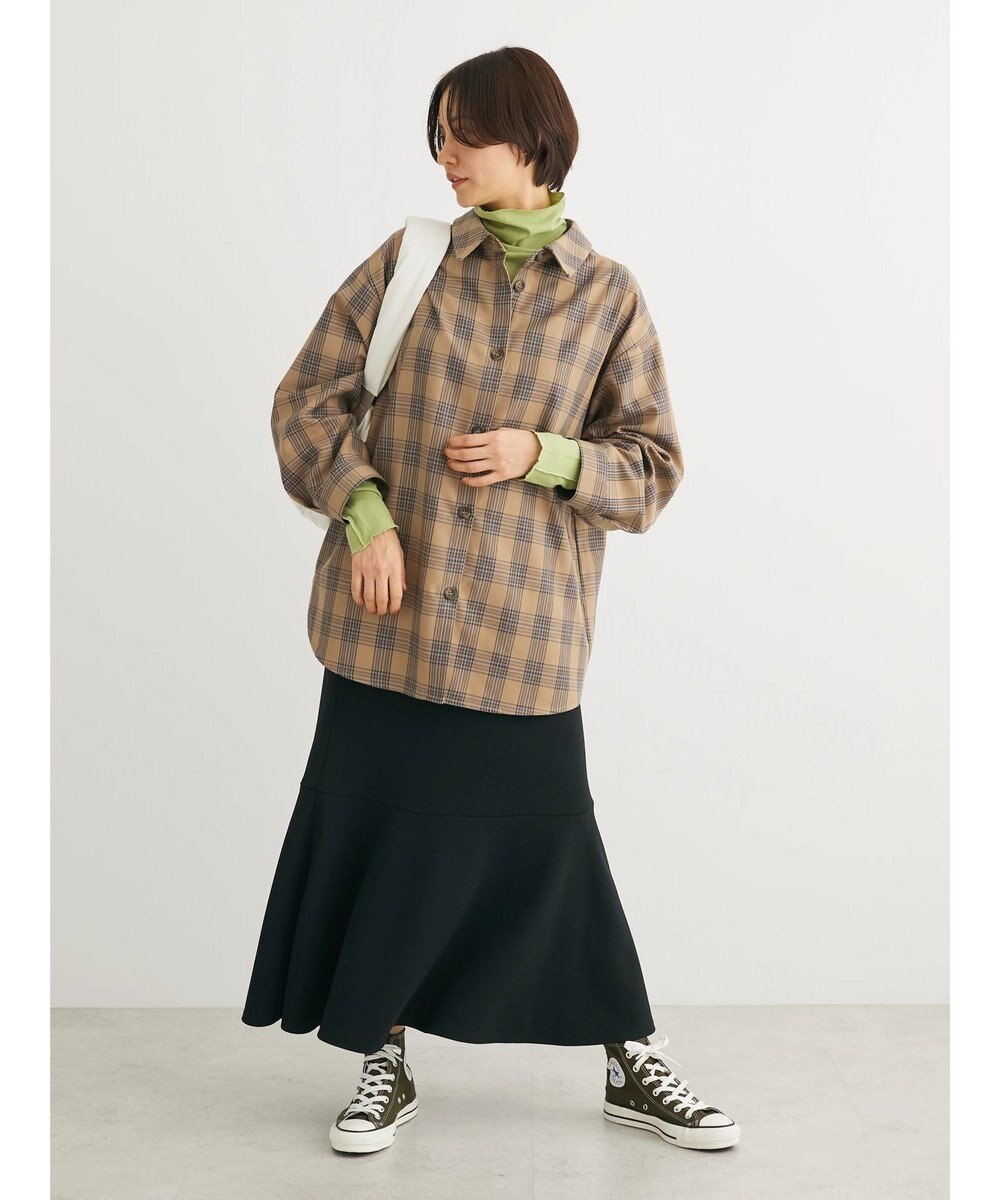 Green Parks カットリブタートルネックプルオーバー 