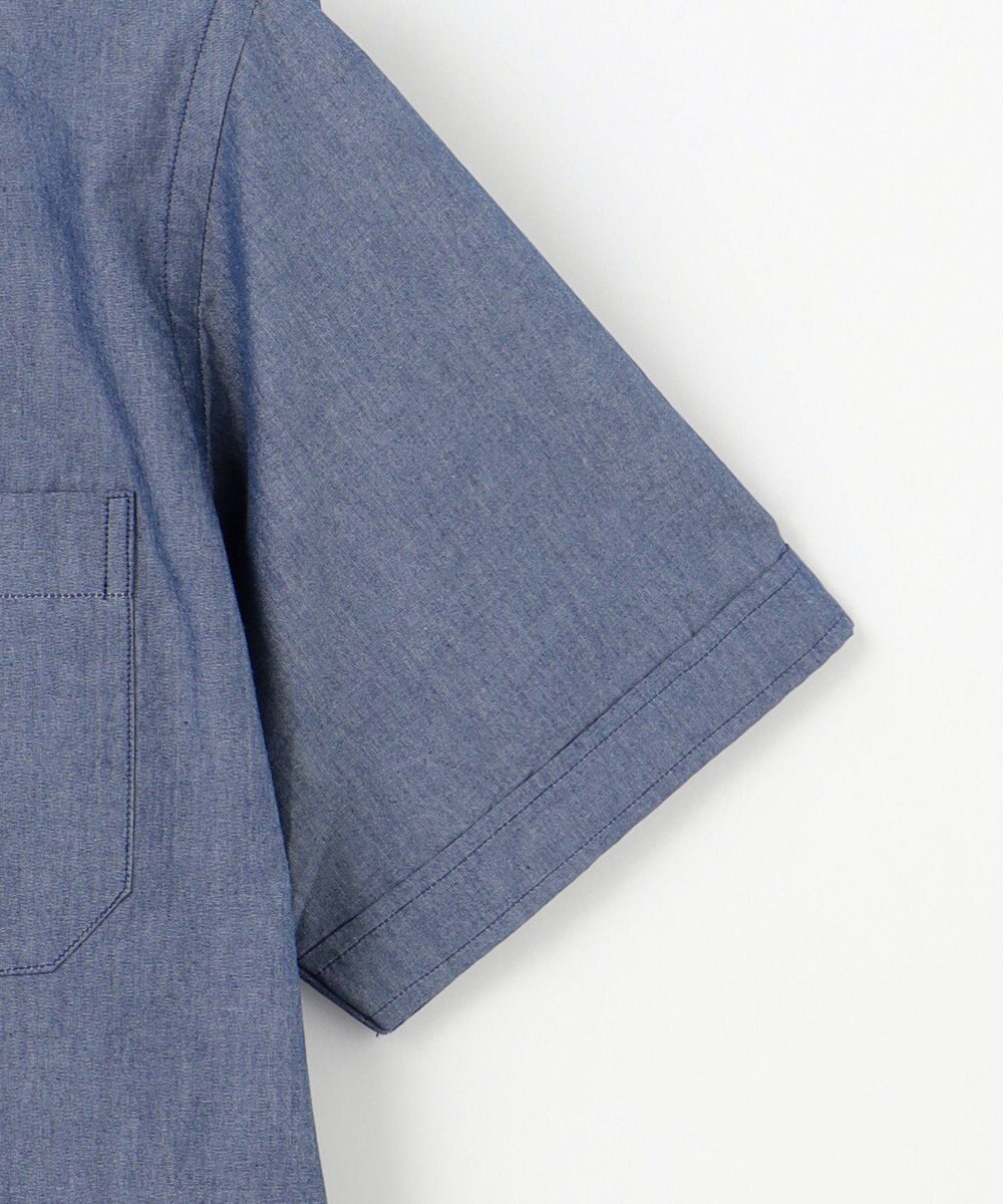 JOSEPH ABBOUD クールビズ【新作・環境配慮型素材】サスティナブルファブリック ビオグレースシャンブレー シャツ 