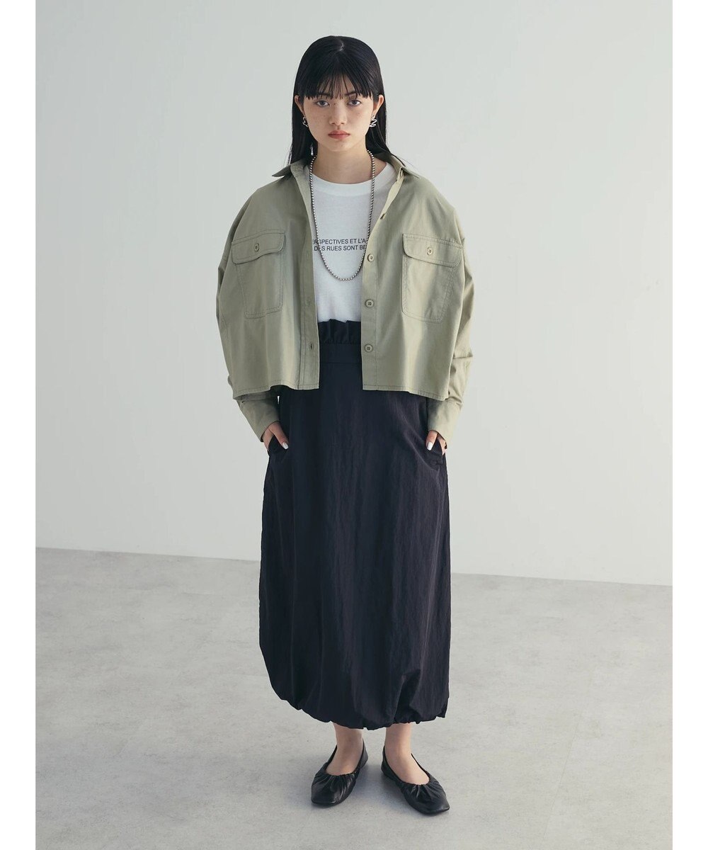 Green Parks armonia. サスペンダー付きスカート 