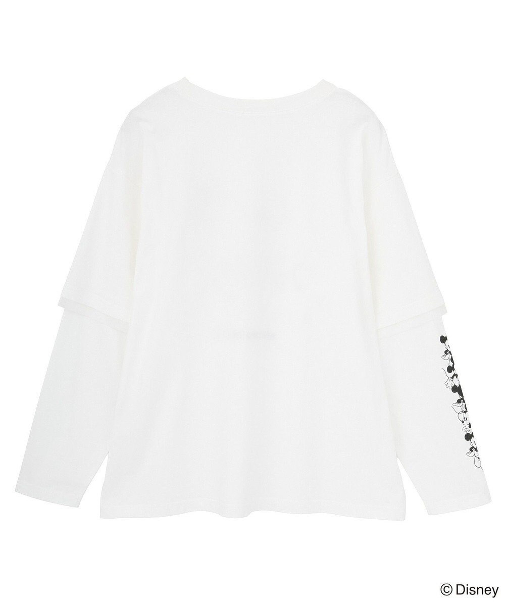 Green Parks ミッキー＆フレンズ／レイヤードプリントロングＴシャツ 