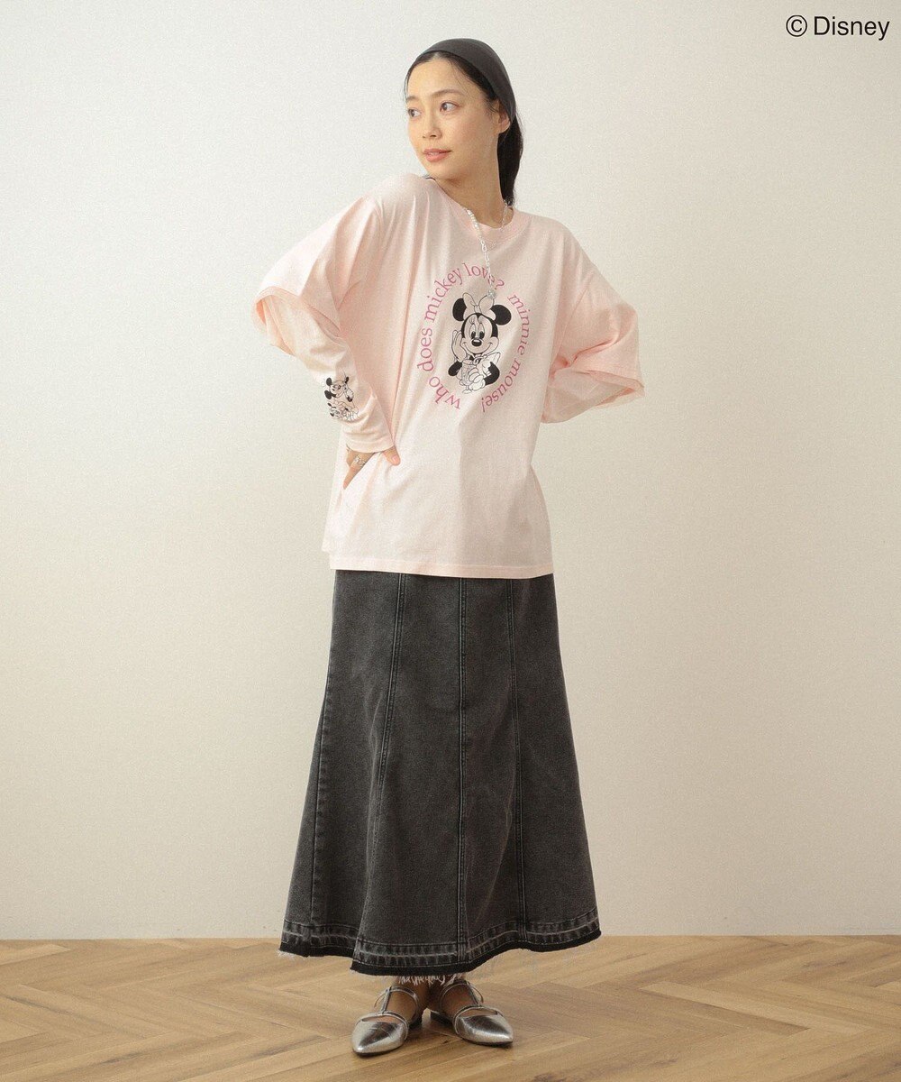 Green Parks ミッキー＆フレンズ／レイヤードプリントロングＴシャツ 