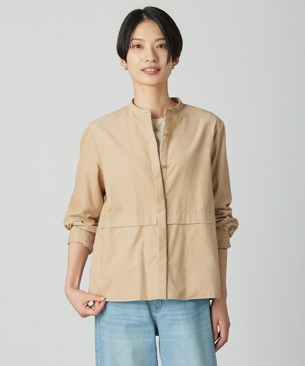 J.PRESS LADIES S Lightシャツコール ブラウス 