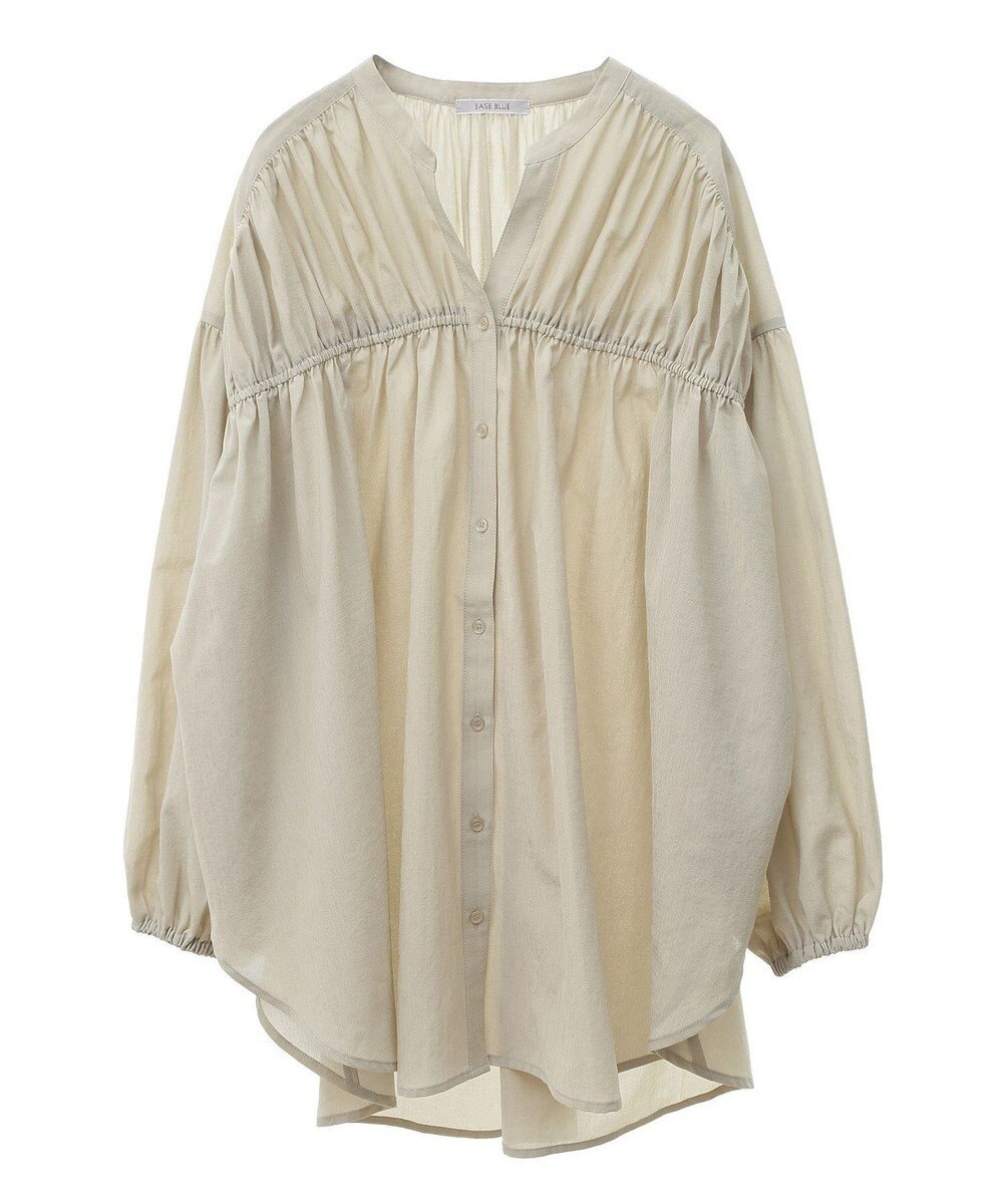 Green Parks シャーリングボリュームチュニック 