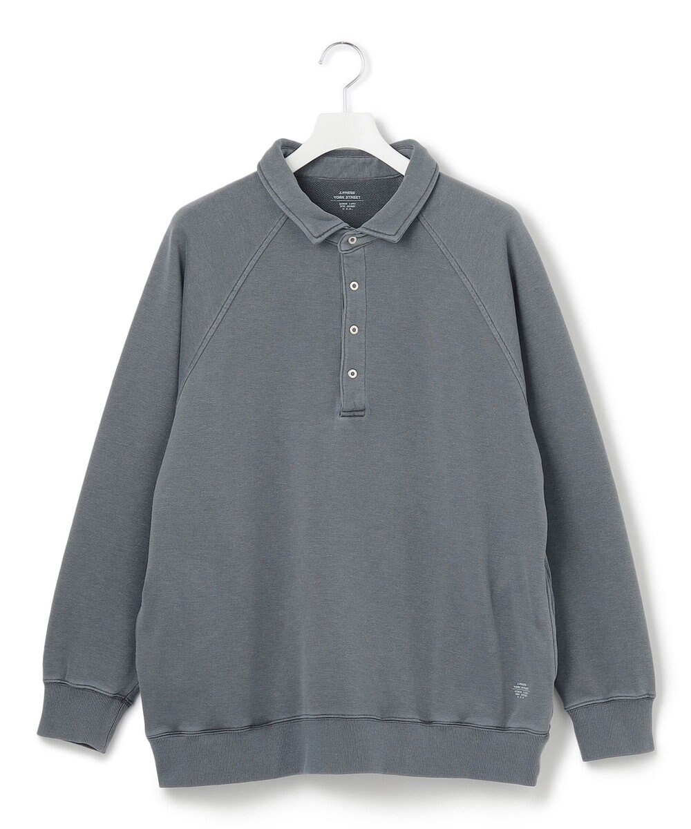 J.PRESS YORK STREET 【UNISEX】ラガータイプラグラン 裏毛トレーナー 