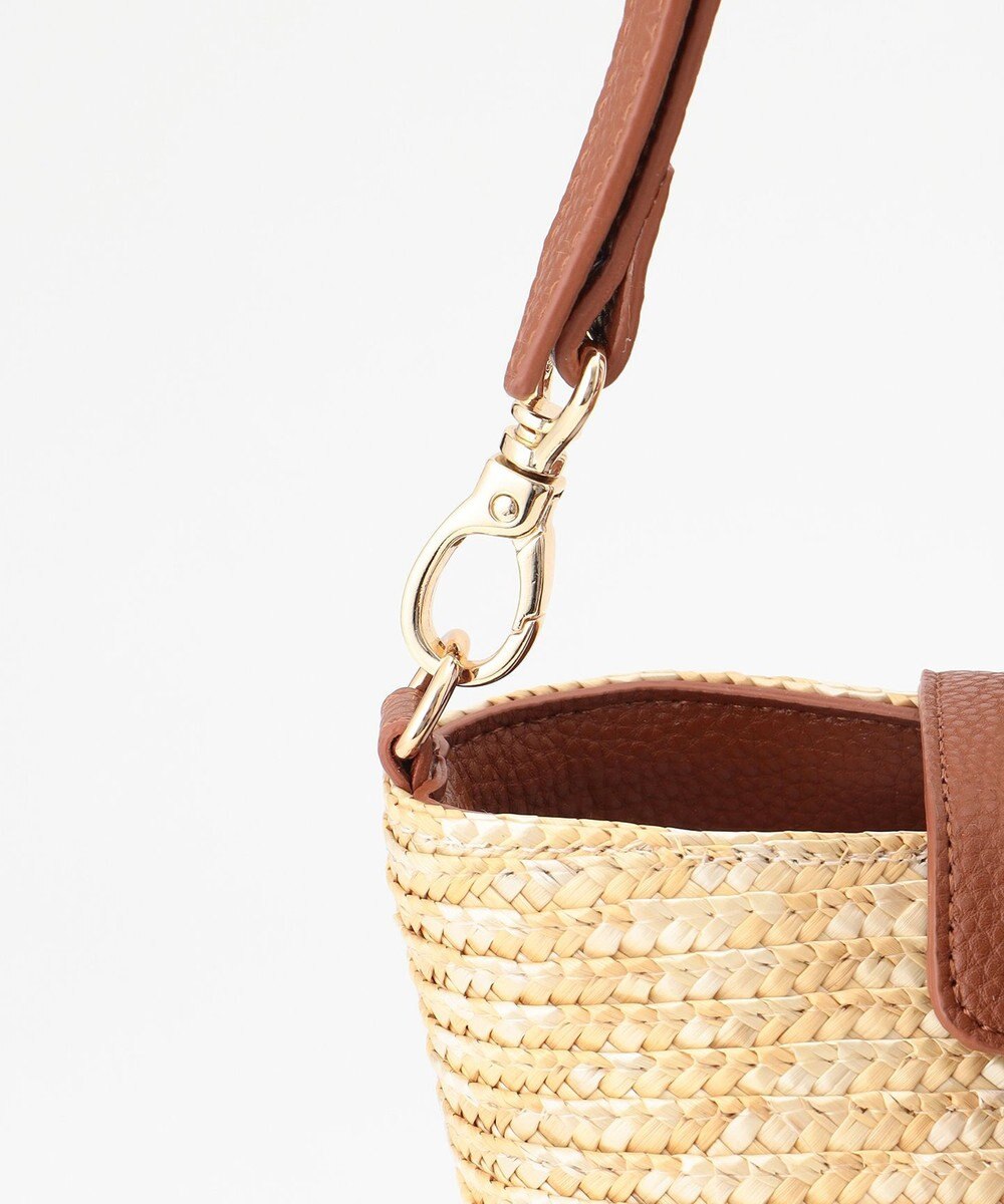 LA BAGAGERIE フラップ2WAYかごトートバッグ 