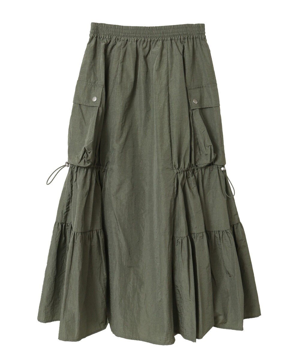 Green Parks ・ＳＵＧＡＲ　ＳＰＯＯＮ　ドロストティアードスカート 