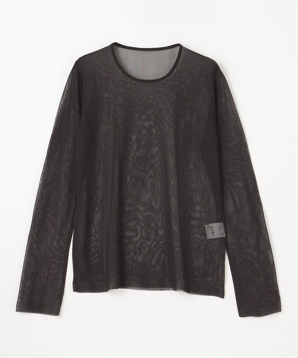 GRACE CONTINENTAL シアークルーニットトップ 