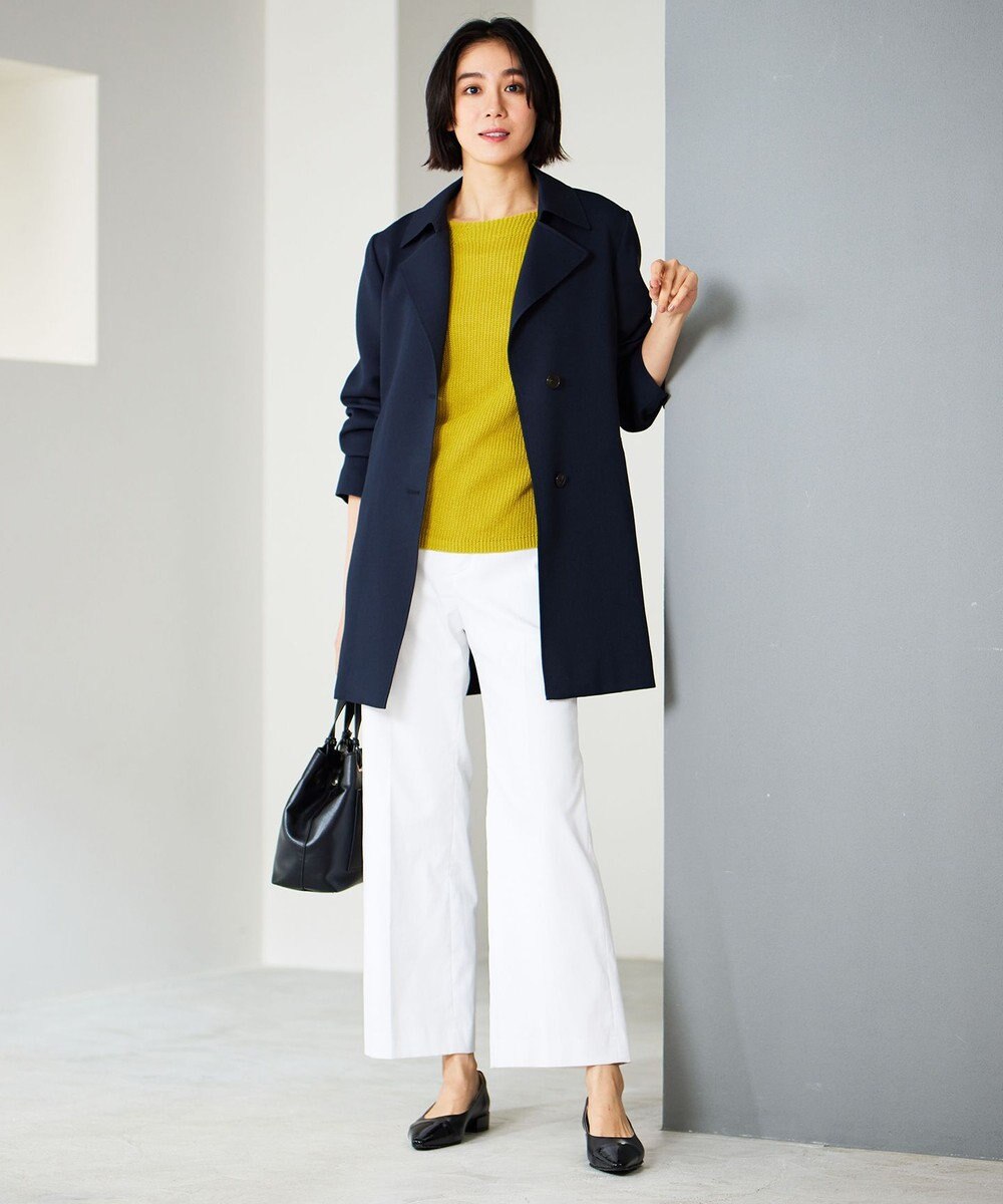 自由区 トロトレンチミドル丈 コート 