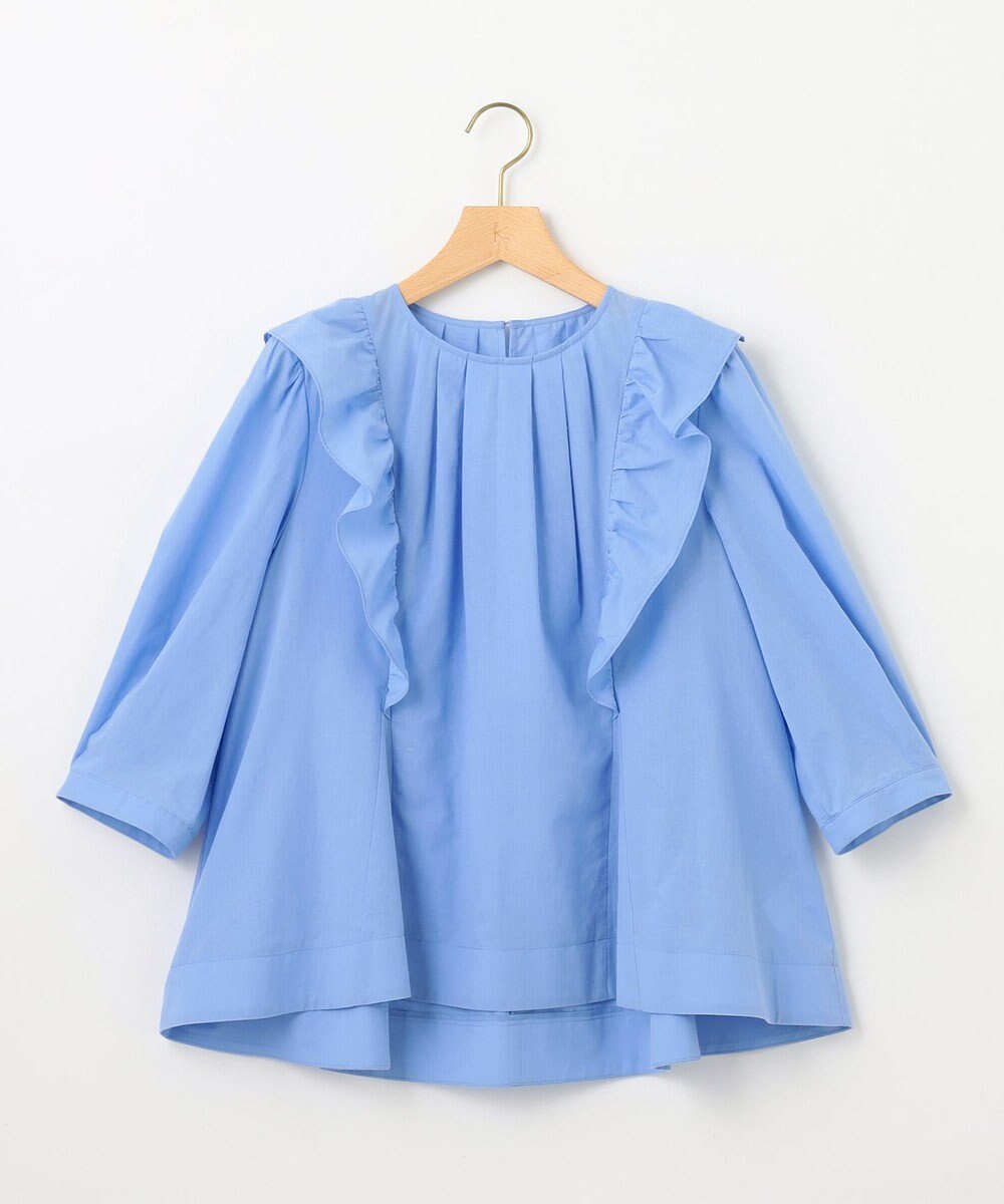 組曲 【WEB限定】ナチュラルローン ペプラムブラウス 