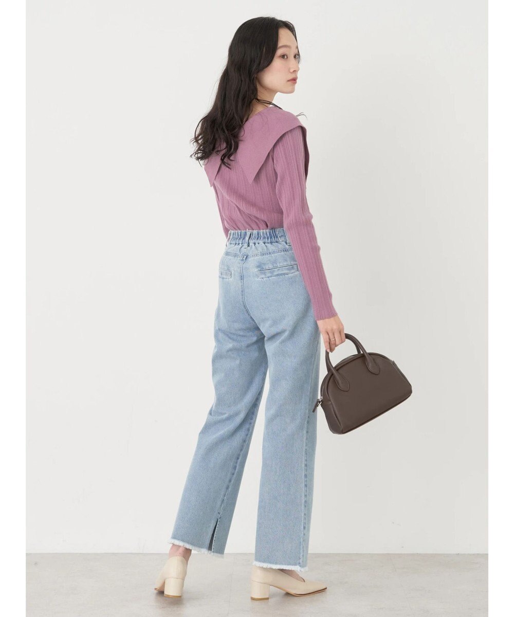 earth music&ecology ２ｗａｙビッグカラーニットプルオーバー 