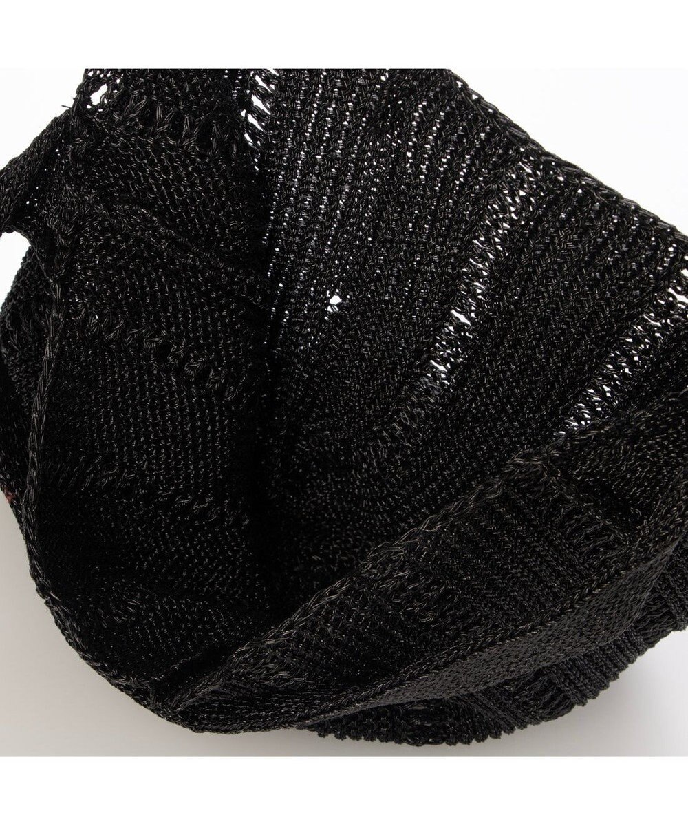 UNBILLION カシュカシュ cachecache / ラメ糸ラウンドセミショルダー 