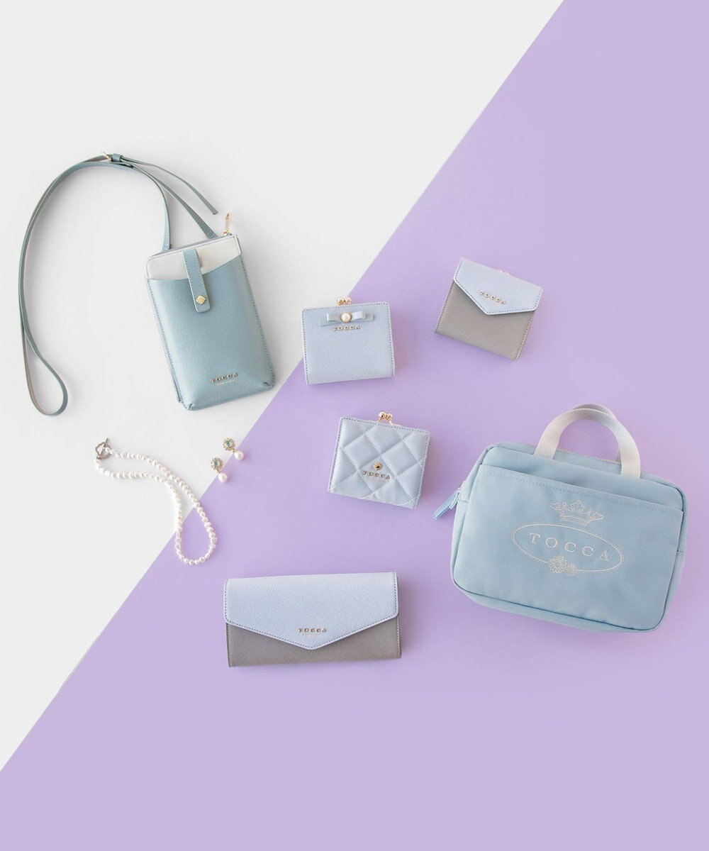 TOCCA 【新色ブルー登場】PILA BIFOLDWALLET 財布 