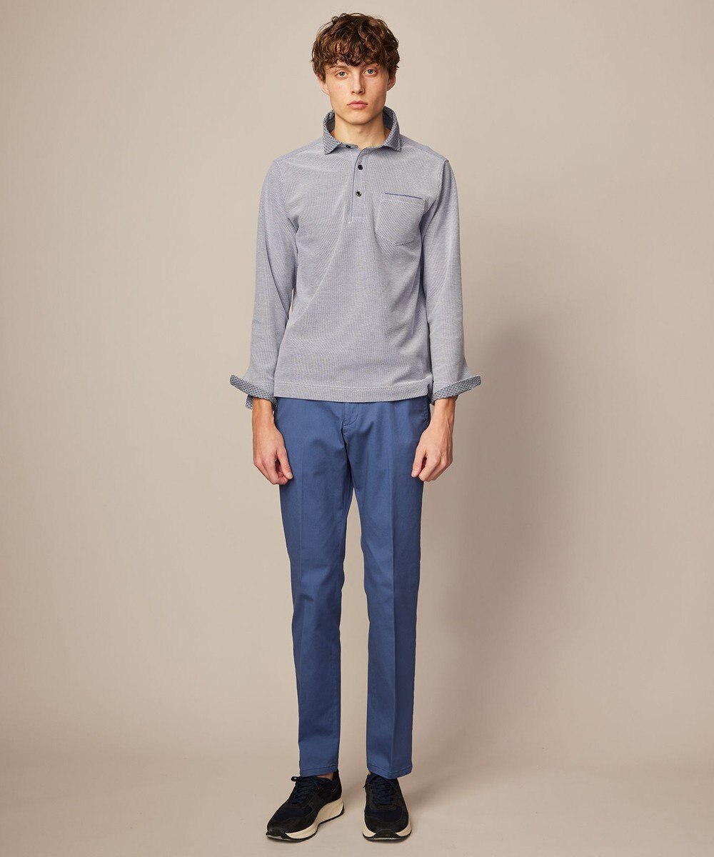 JOSEPH ABBOUD 【キングサイズ・オーガニックコットン使用】ダディ ポロシャツ 