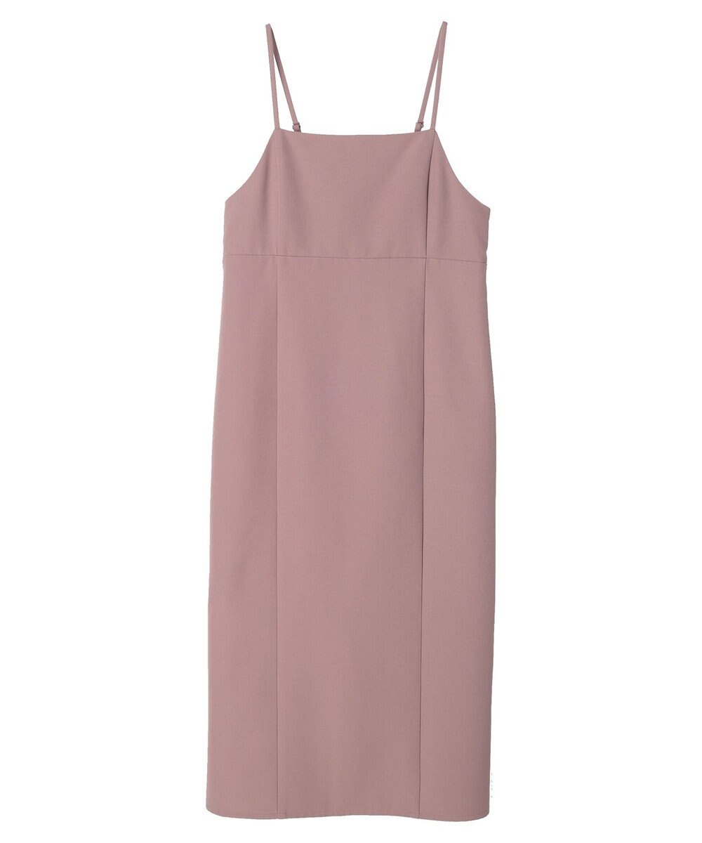 earth music&ecology バックスリットＩラインキャミワンピース 