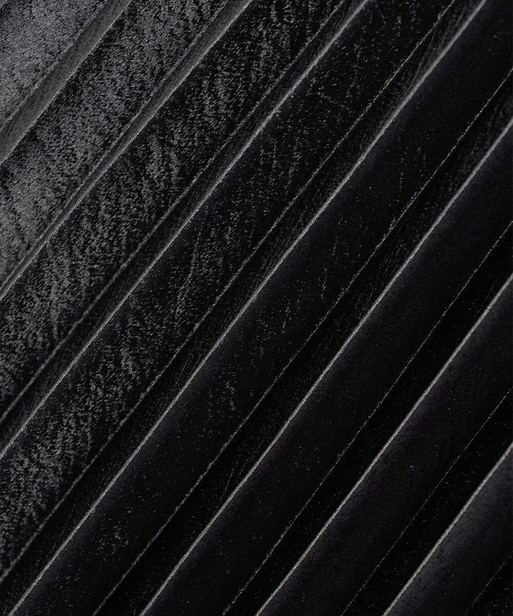 23区 【エステータ】シャイニーサテン プリーツスカート 