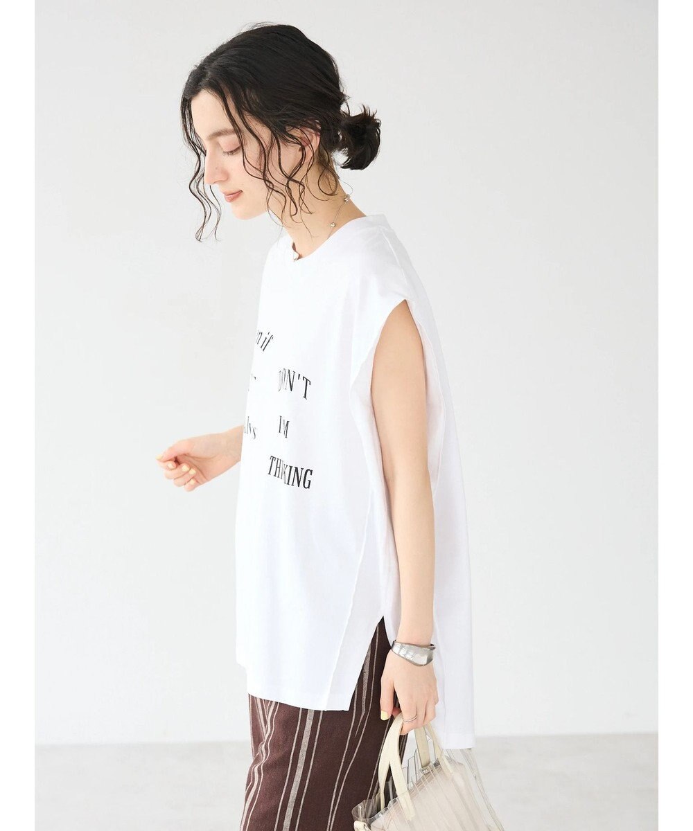 CRAFT STANDARD BOUTIQUE リメイクロゴノースリーブTee 