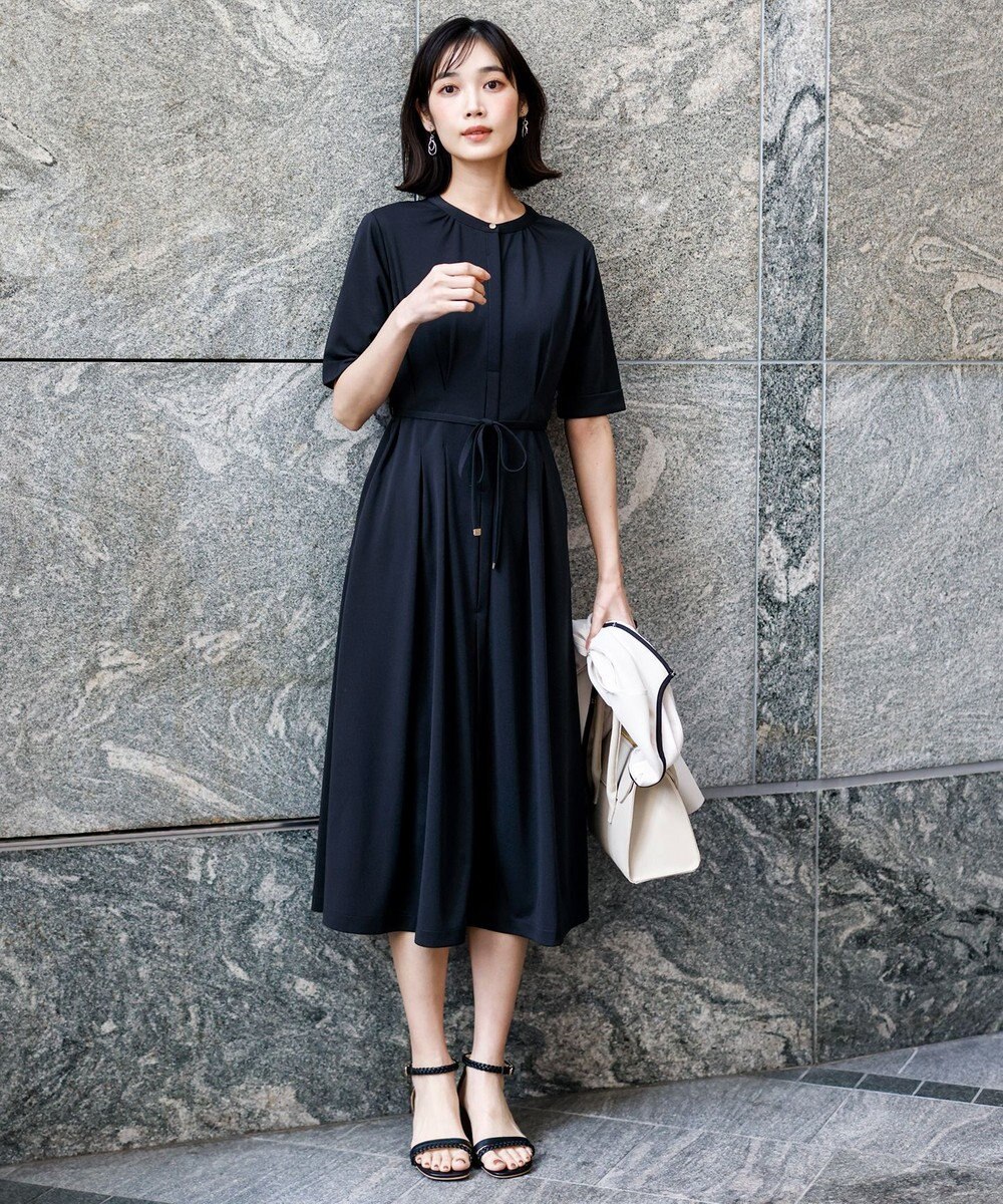 ANY SIS ジョーゼットジャージー ワンピース 