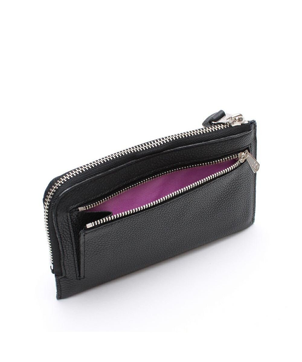 A.D.M.J. 【牛革】モーツァルト/スワロフスキー・クリスタル付オーガナイザーパース(背胴ファスナーポケット） 