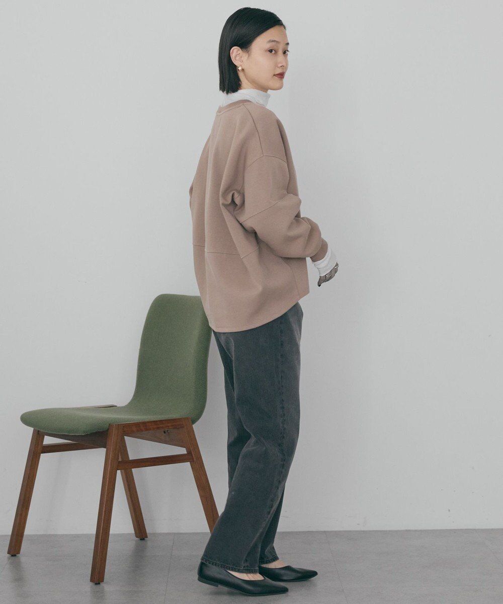 AMERICAN HOLIC 【WEB限定】袖タックコクーンポンチプルオーバー 