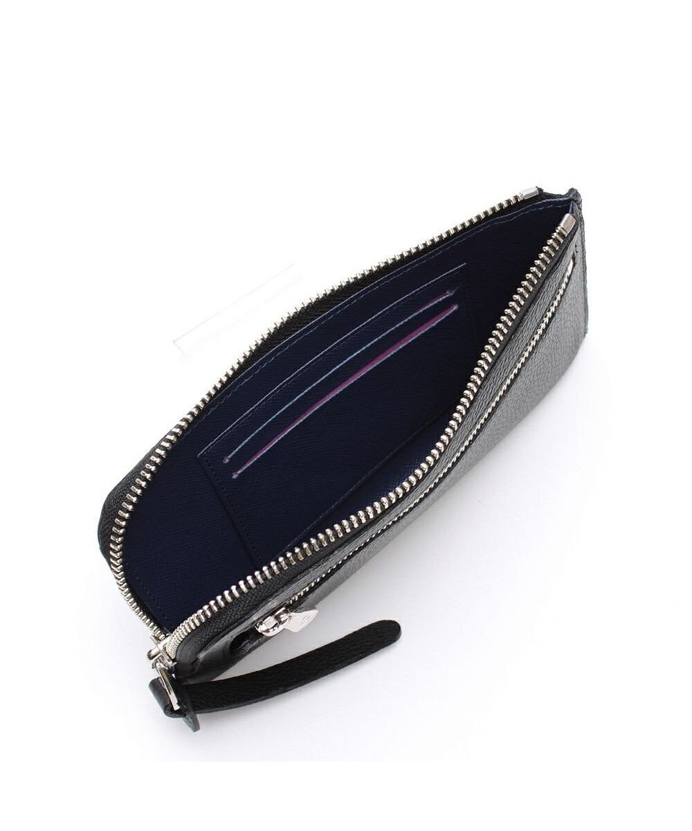 A.D.M.J. 【牛革】モーツァルト/スワロフスキー・クリスタル付オーガナイザーパース(背胴ファスナーポケット） 