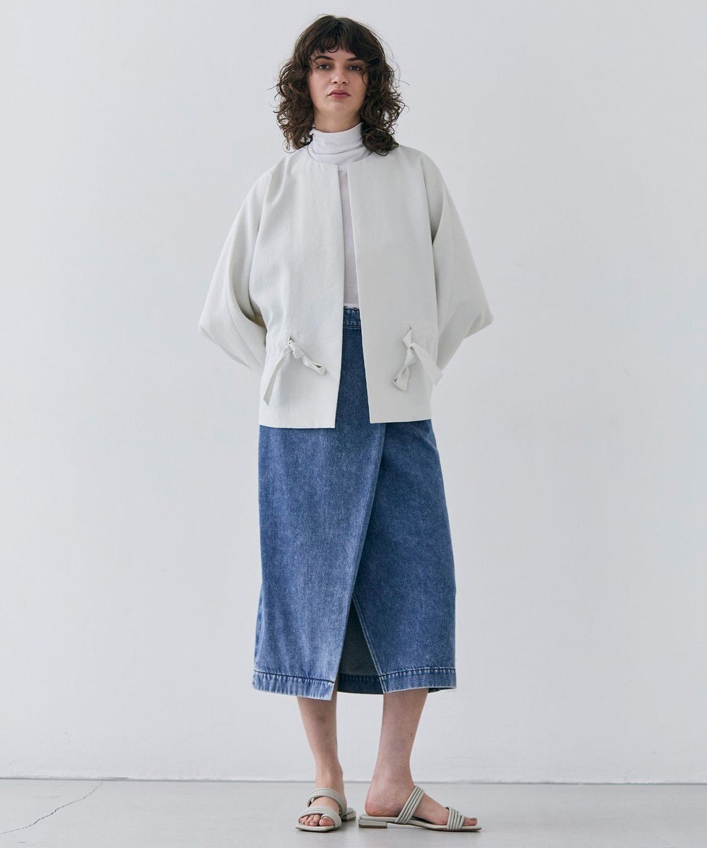 BEIGE， 【洗える・VERY 6月号掲載】FICUS / デニムラップスカート 