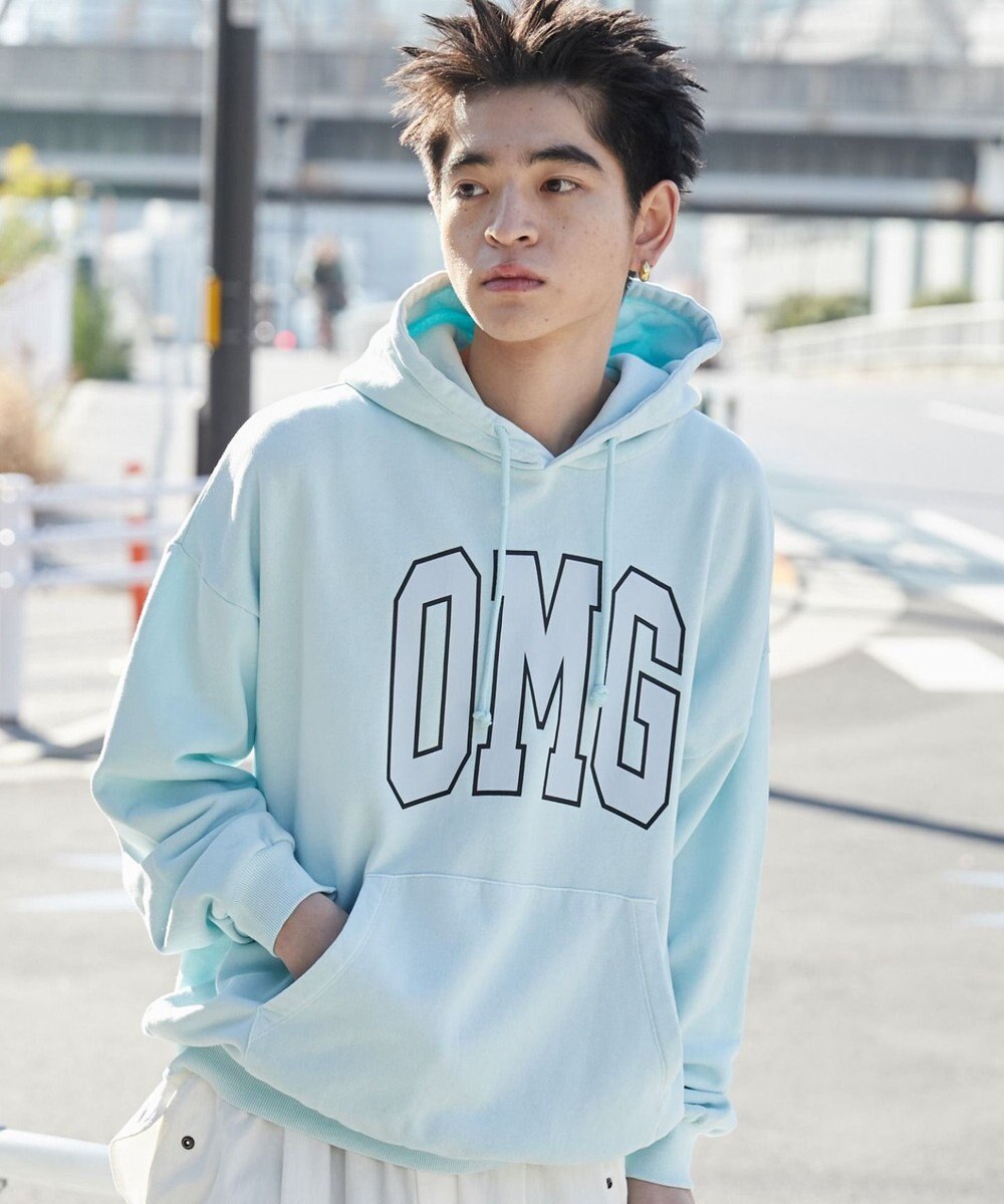 WEGO 【ユニセックス着用ITEM】ピグメントOMGプルパーカー 