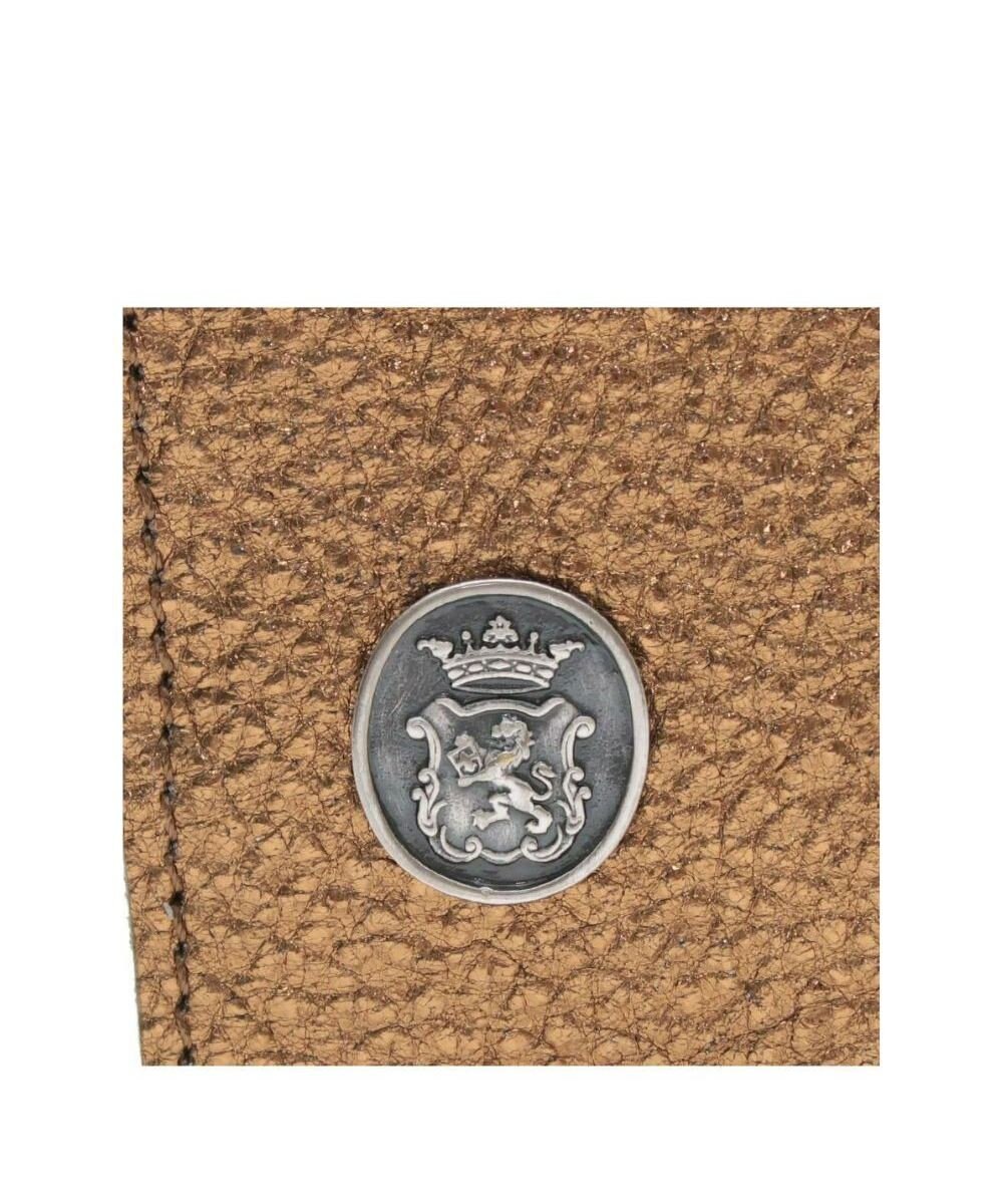 A.D.M.J. 【牛革】メタリックレザー/ガマグチ付ロングウォレット 