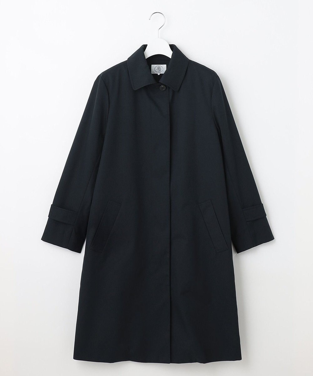 J.PRESS LADIES S 60/2コンパクトギャバ ステンカラーコート 