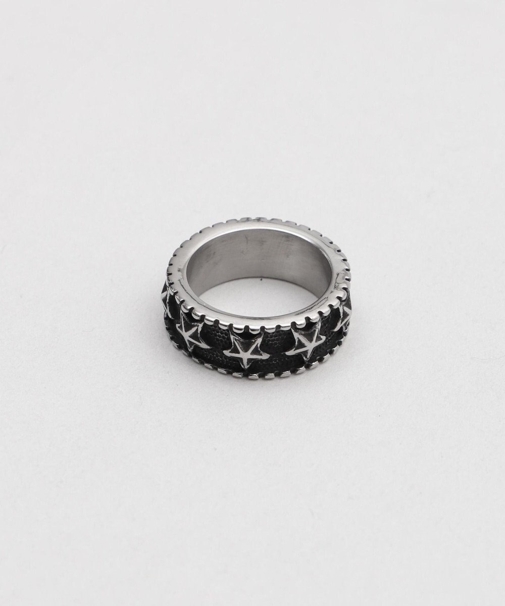 WEGO Mモチーフステンレスリング 