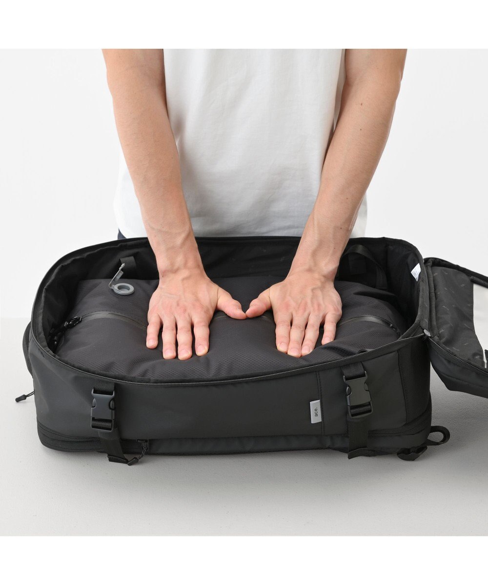 ACE BAGS & LUGGAGE 【雑誌掲載】 【真空圧縮】 ace. スペースオプト リュックサック B4サイズ 15.6インチPC 17902 エース 