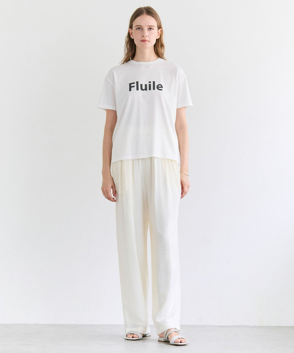 BEIGE， STELLERITE / コットンロゴTシャツ 