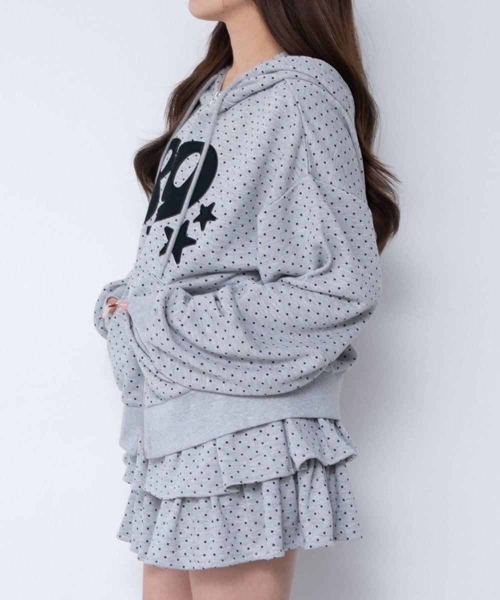 WEGO グラフィックZIPパーカー 