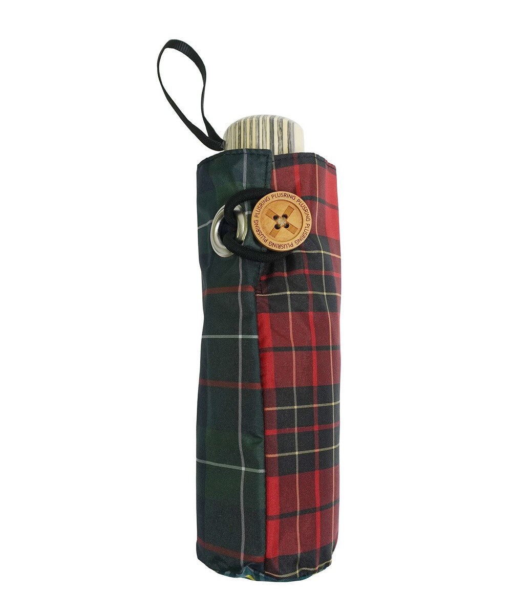 +RING プラスリング UNISEX 晴雨兼用 折傘 CHK T1397 sunshield 