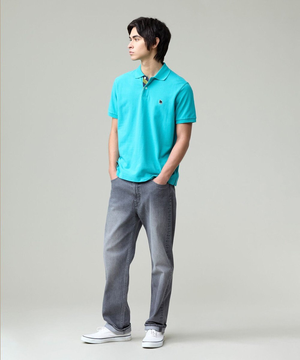 J.PRESS MEN 気品と愛嬌のバランスが抜群！【J.PRESS人気NO1ポロシャツ】 バックブルカノコレジメン ポロシャツ 