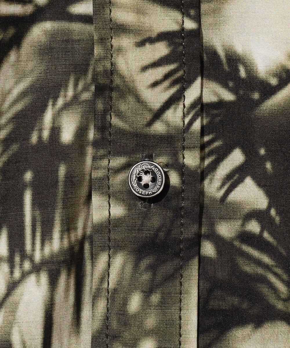 JOSEPH ABBOUD MOUNTAIN 【イタリア素材/軽量/撥水/ストレッチ】X-WAVEヤシパターン シャツ 