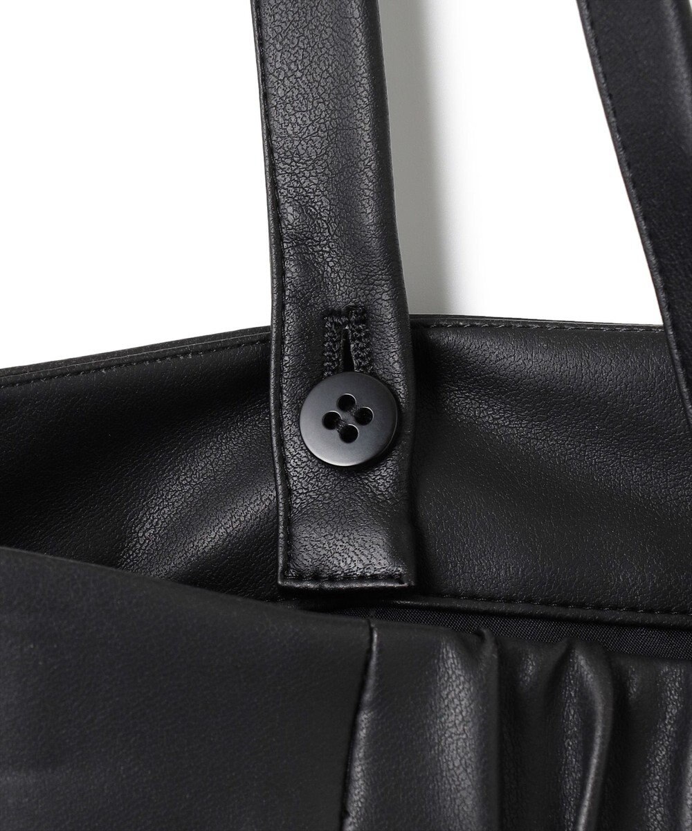 ICB フェイクレザー ナロースカート（サスペンダー付き） 