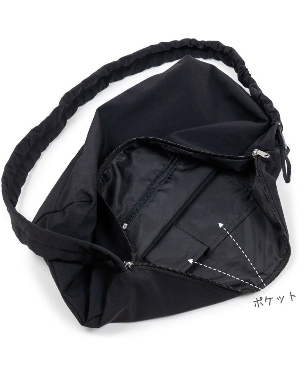 Mother garden しろたん ドロストショルダーバッグ 《ブラック》 