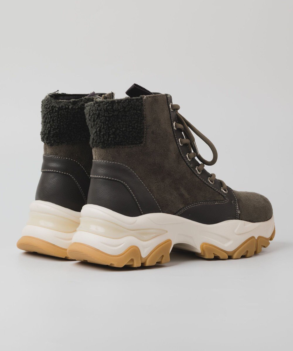 BONTRE 【PRECIEUX JOUET/プレシュウジュエ】ボリュームソールボアハイカットスニーカー 