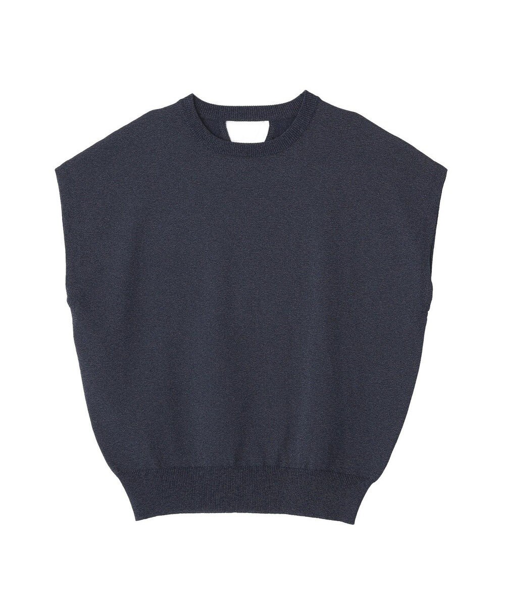 AMERICAN HOLIC 【WEB限定】接触冷感ラメフレンチスリーブニットプルオーバー 