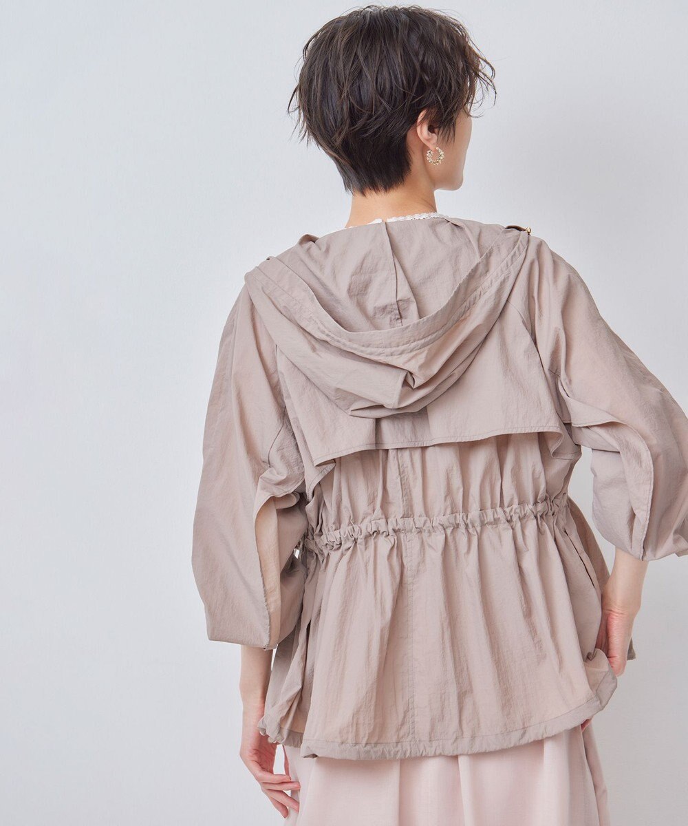 組曲 【撥水・WEB限定】ギャザーフード パッカブルブルゾン 