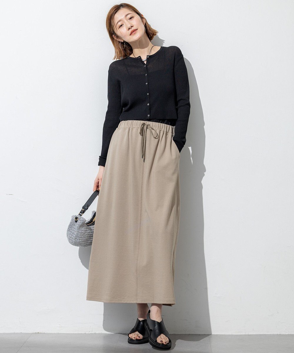 23区 L 【SLOW/一部店舗限定】シアーサマー リブ カーディガン 