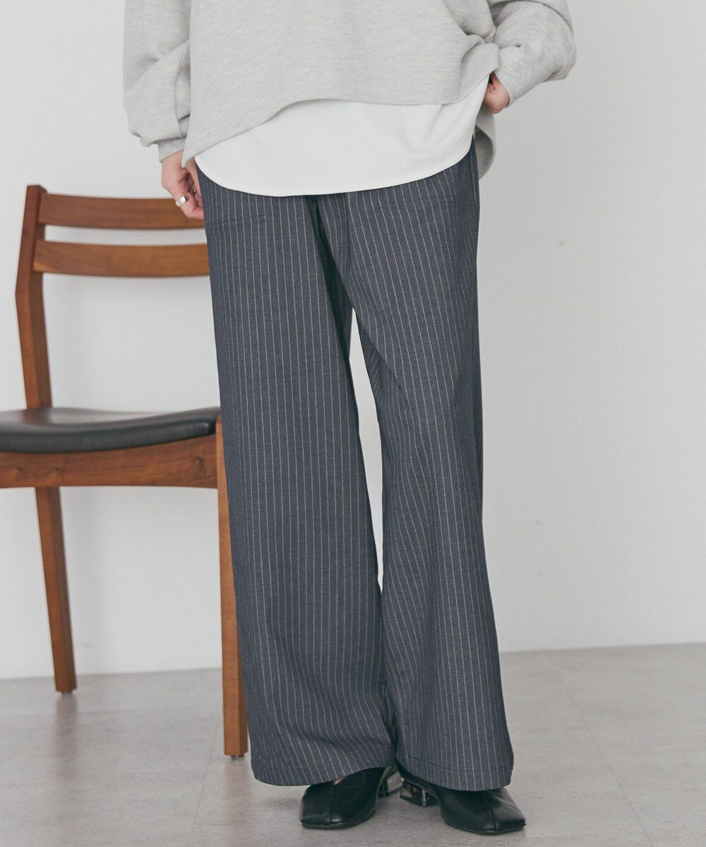 AMERICAN HOLIC 【イージーケア】ベイカーリラックスパンツ 